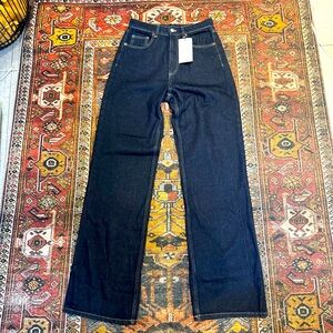 Zara high rise wide leg Jean